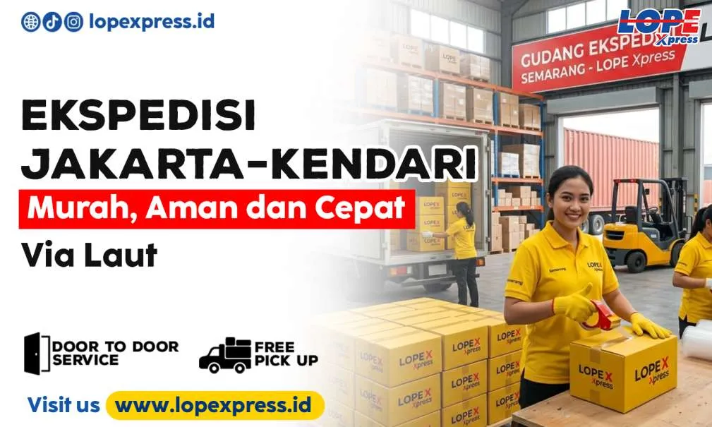 Ekspedisi Jakarta Kendari Murah, Aman, & Cepat via Laut
