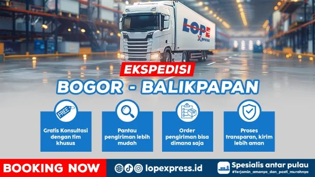 ekspedisi bogor balikpapan