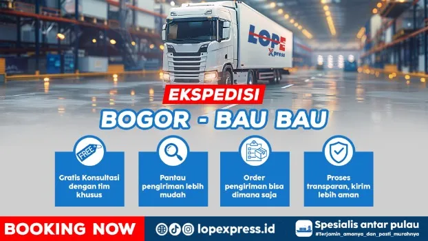 ekspedisi bogor baubau