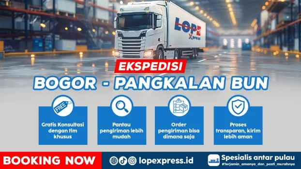 ekspedisi bogor pangkalan bun