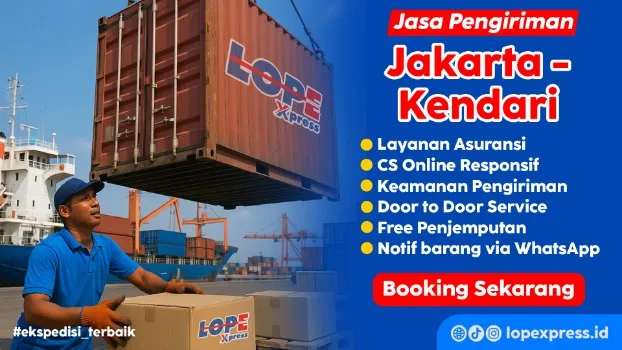 Jasa Pengiriman Jakarta Kendari Murah