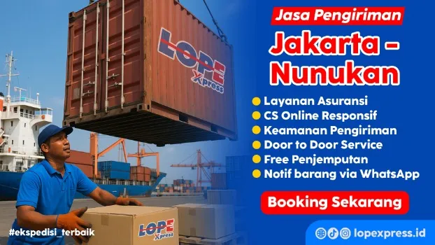 jasa pengiriman jakarta nunukan