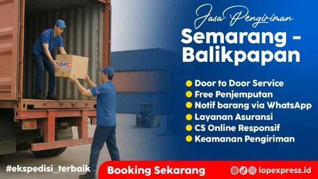 Jasa Pengiriman Semarang Balikpapan Murah