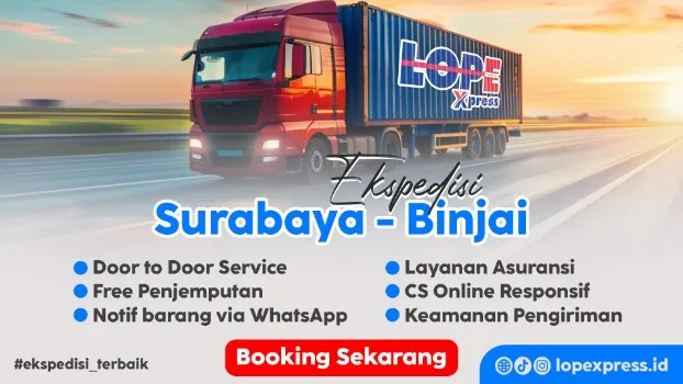 Ekspedisi Surabaya Binjai Murah
