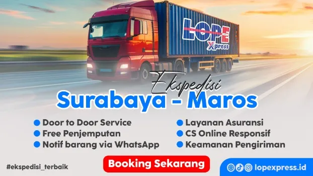 Ekspedisi Surabaya Maros Murah