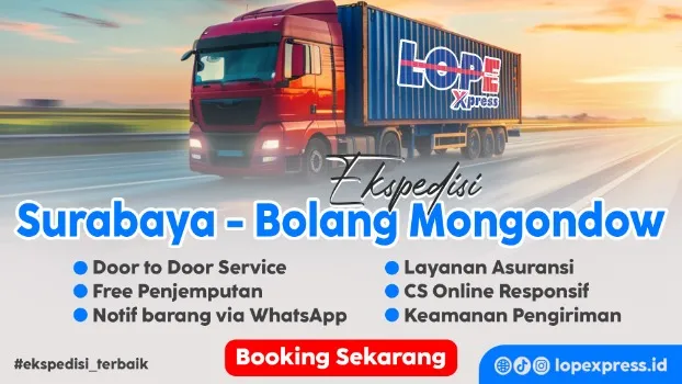 Ekspedisi Surabaya Bolaang Mongondow Murah