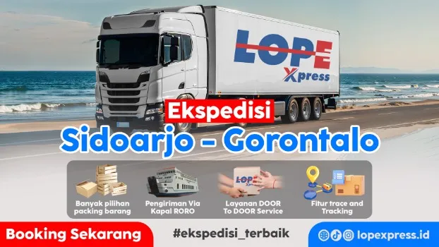 ekspedisi sidoarjo gorontalo