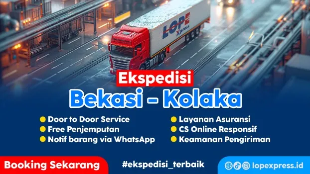 ekspedisi bekasi kolaka