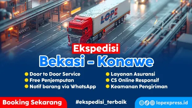 ekspedisi bekasi konawe
