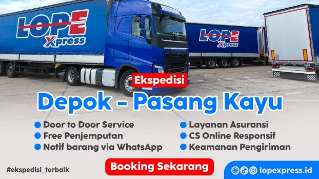 ekspedisi depok pasang kayu