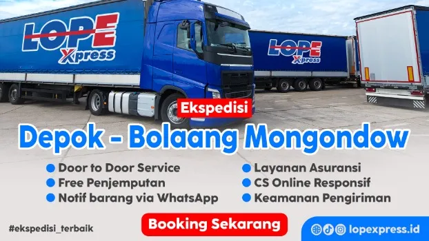 ekspedisi depok bolaang mongondow