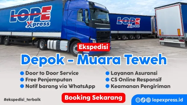 ekspedisi depok muara teweh