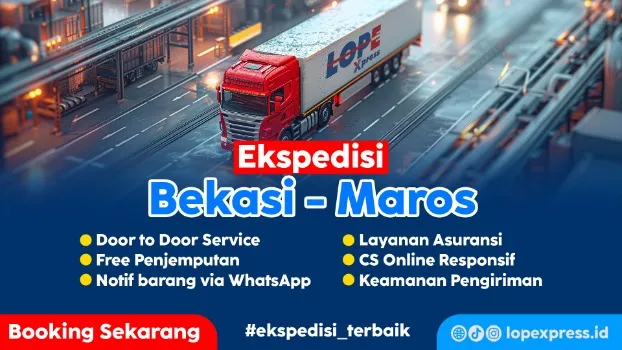 ekspedisi bekasi maros
