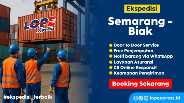 ekspedisi semarang biak