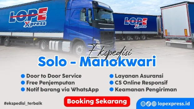 Ekspedisi Solo Manokwari Murah
