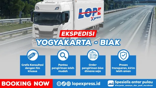 Ekspedisi Yogyakarta Biak Murah