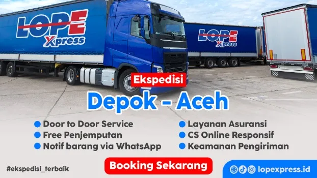 ekspedisi depok aceh