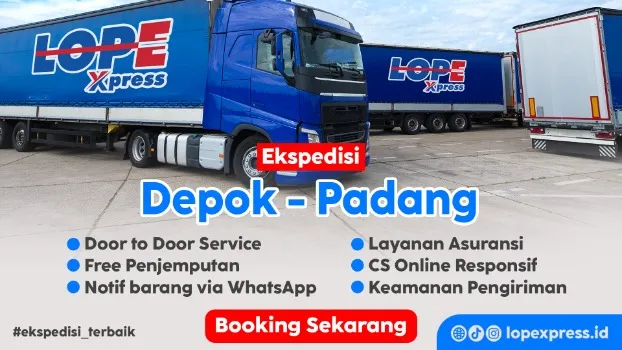 ekspedisi depok padang